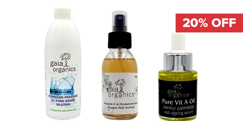 20% Off Gaia Organics Range Cover Image